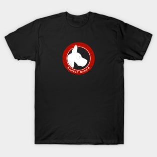 Great Dane stylized profile for dog lovers T-Shirt